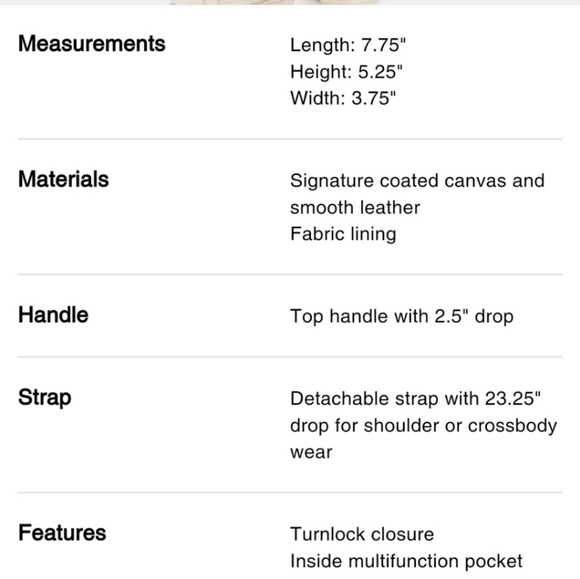 Coach Brown Pink Lemonade Signature Kay Crossbody - Picture 5 of 5